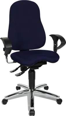 Produktbild von Drehstuhl Schreibtischstuhl Bürostuhl Topstar Sitness 10 blau