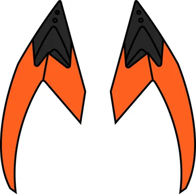 Imagen del producto de Entradas de aire superiores en color naranja mate en el casco Airoh Valor
