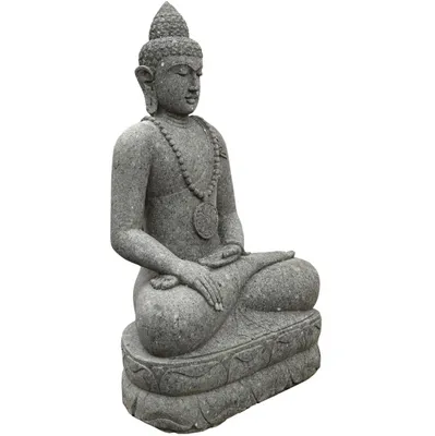 Produktbild von Stonox Buddha Figur Mirzapur Erdberührung Naturstein 59x94x150 cm