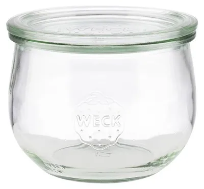Produktbild von APS 82354 Gourmetgläser mit Deckel, 6er-Set, Tulpen-Form, Ø 11 cm, Höhe 9 cm, je 580 ml,  Germany