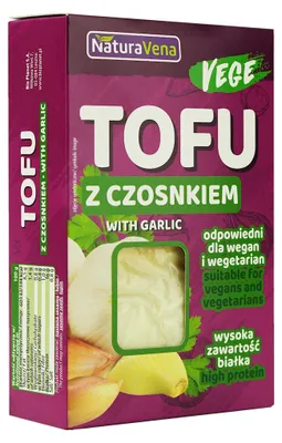 TOFU Z CZOSNKIEM 250 g - NATURAVENA