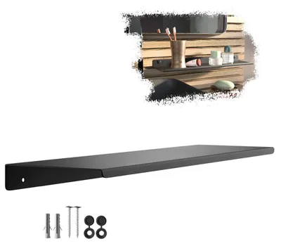 Produktbild von SOTECH Wandregal HOVER-V 450 x 130 x 30 mm schwarz