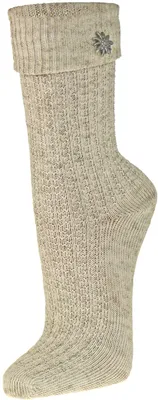 Produktbild von Trachtensocken mit Edelweiß beige 47-50Trachtensocken mit Edelweiß für Damen und Herren