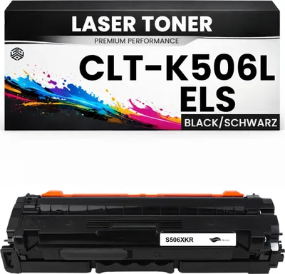Produktbild von 2 x Toner CLT-K506L / ELS für Samsung Schwarz K506L Premium Alternative für Samsung CLX-6260FD, CLP-680ND, CLX-6260FR, CLX-6260FW, CLX-6260ND