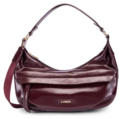 Produktbild von L.CREDI Schultertasche Umhängetasche Sohanni Hobo Bag Cherry Shade weinrot