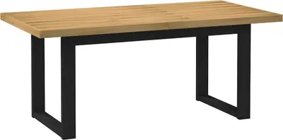 Immagine prodotto di Tavolo Pranzo NOAIN Gambe a Forma U 180x90x75 cm Legno Massello