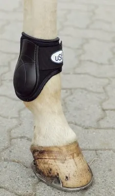 Produktbild von USG Streifkappe paar Streifkappen Streichkappe Breathopren schwarz atmungsaktiv doppelklett S M L XL, Größe:S