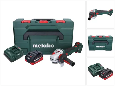 Immagine prodotto di Metabo WVB 18 LTX BL 15-125 Smerigliatrice angolare rapida a batteria 18 V 125 mm senza spazzole + 1x batteria ricaricabile 5,5 Ah + caricatore + metaBOX