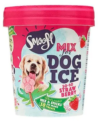 Immagine prodotto di Smoofl Miscela di gelati per cani alla fragola