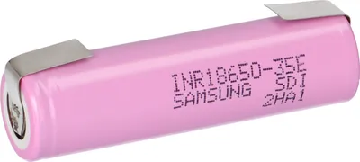 Produktbild von Samsung INR18650-35E 3500mAh 3,7V 18650 Akku mit U Lötfahne