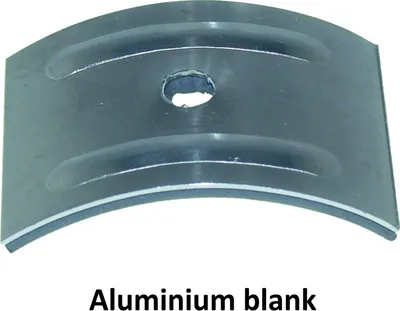 Produktbild von Kalotten für Welle 177/51, Alu blank/ Pck a 100 Stück