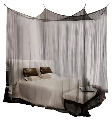 Productafbeelding van Baldakijn - Hemelbaldakijn - Geschikt voor Kingsize Bed - Hoogwaardig Polyester - Elegante Ontwerp - Afmetingen 190x210x240 cm - Insectenbescherming