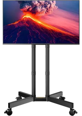 Obrázok produktu pre Televízny stojan Rolovateľný pre 32-70-palcové televízory Výškovo nastaviteľný Naklápací VESA 400x400mm