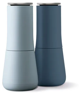 Obrázek produktu pro Mlýnek na sůl a pepř Joseph Joseph Milltop Editions 20157, sada, 16,9x7x7 cm, keramický mechanismus, nastavení mletí, bez BPA, modrá/tmavomodrá