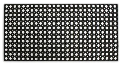 Obrázok produktu pre HOME ELEMENTS Rohož s otvormi, čierna, 50 x 100 cm