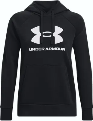 Immagine prodotto di Under Armour Donna Rival Fleece Big Logo Hoodie - 1379501, colore:Nero, tessuto:L