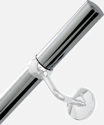 Produktbild von Handlauf aus Metall Chrom Endfertigung