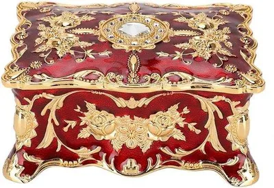 Productafbeelding van Famanu Schmuckbox Vintage - Opbergdoos voor oorbellen, kettingen, armbanden, horloges