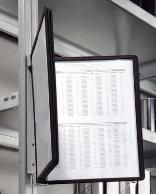 Obrázok produktu pre DURABLE SichttafelwandhalterVarioMagnetWall 5 Sichtt. schw