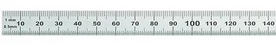 Produktbild von Stahllineal 15cm silber rostfreier Edelstahl Packung mit 20 Stück