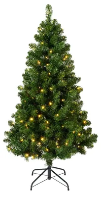 Immagine prodotto di Kaemingk 678250 Albero di Natale LED illuminato per interni 150 cm-160 L, verde / bianco caldo