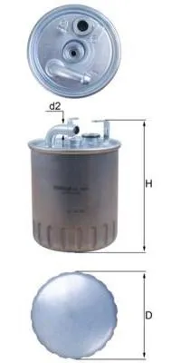 Immagine prodotto di Filtro carburante KNECHT KL 100/1