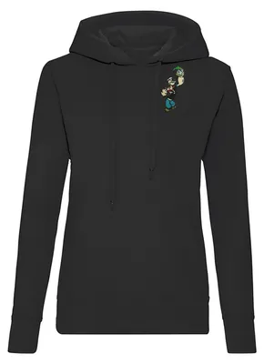 Produktbild von Damen Hoodie Popeye Retro Print Kapuzenpullover Streetwear Fit