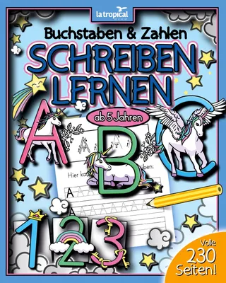 Produktbild von Buchstaben und Zahlen schreiben lernen ab 5 Jahren