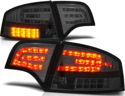 Immagine prodotto di Fanali posteriori a LED compatibili con Audi A4 B7 (8E) berlina, anno di produzione 2004-2008, versione fumé