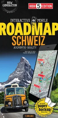 Produktbild von Strassenkarte Schweiz 1:300 003