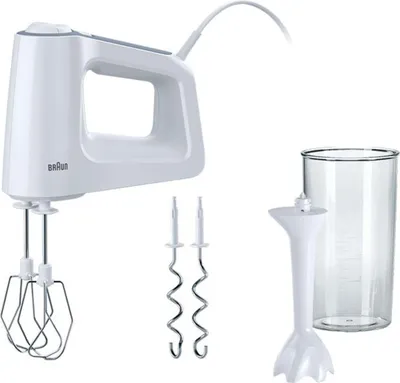 Produktbild von BRAUN Handmixer HM 3105  Mixfuß 500Watt weiß