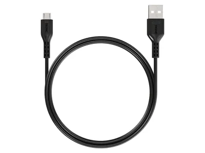 Produktbild von Tronic Lade- und Datenkabel USB Typ A auf Micro USB Schwarz