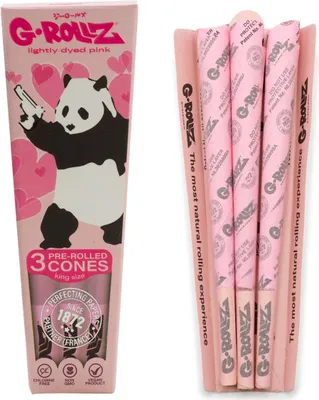 Image de Papier à rouler Banksy Graffiti Panda Gunnin Pink Cones
