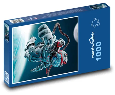 Produktbild von Puzzle 1000 Astronaut im Weltraum - martinpuzzle