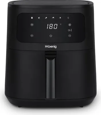 Produktbild von H.Koenig Airfryer Fritteuse ohne Öl 6L FRY880 6 Kochprogrammen