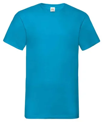 Immagine prodotto di Fruit of the Loom - Maglietta "Valueweight" con scollo a V per uomo/donna Unisex LT2574 (XL) (blu azzurro)