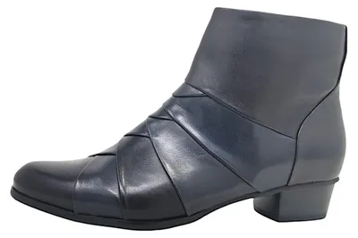 Imagen del producto de observa el cielo; zapatos de mujer; botines; cremallera; negro; casual