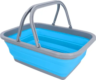 Produktbild von Wanne mit Henkel faltbar Blau