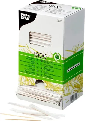 Image de PAPSTAR 16701 PAPSTAR Zahnstocher 1.000 St.