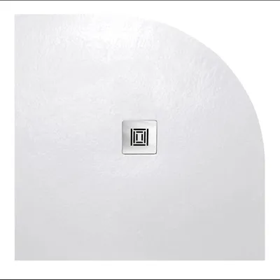 Produktbild von Ultraflache Duschwanne in Halbrundform LOGIC 90 x 90 cm