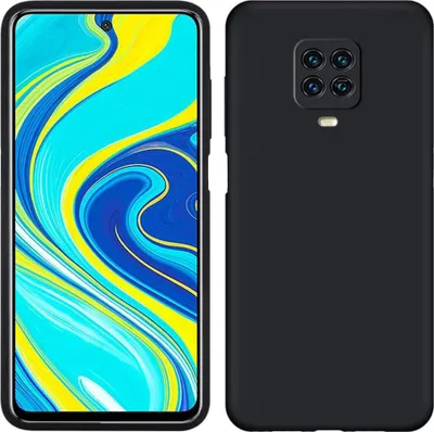 Produktbild von Redmi Note 9 Pro Hülle, LaimTop Flüssig Silikon Soft Gummi Schutzhülle für Xiaomi Redmi Note 9 Pro / 9S / 9 Pro Max Schwarz