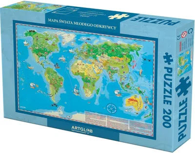 Zdjęcie produktu dla Puzzle 200 - Świat Młodego Odkrywcy