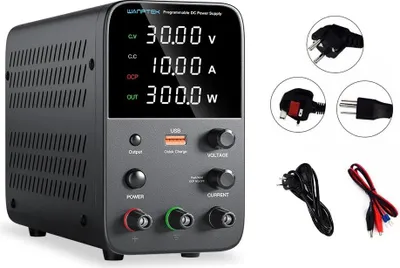 Zdjęcie produktu dla Zasilacz, regulowane napięcie, wyświetlacz cyfrowy, WPS3010H 30V10A