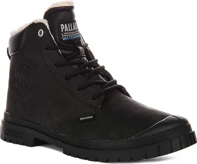 Produktbild von Palladium SP20 Cuff Leder WP Stiefel, Schwarz 44.5 EU
