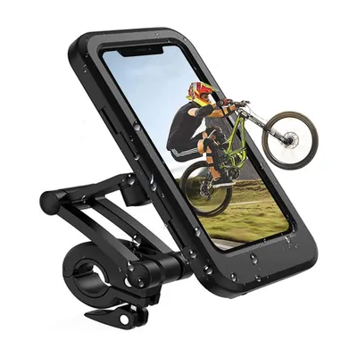 Produktbild von Universal Handyhalterung für ebike/ Fahrrad/ Motorrad, Wasserdichter Touchscreen 360° - Magnetisch