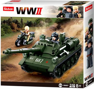 Image de Sluban World War 2 Tank Destroyer Panzer M38-B0687