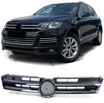 Productafbeelding van Koelradiateurrooster en voorgrill voor VW Touareg II 7P vanaf 2010