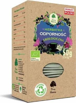 HERBATKA UODPARNIAJĄCA BIO (25 x 2 g) 50 g - DARY NATURY