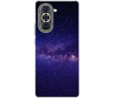 Produktbild von König Design Hülle kompatibel mit Huawei nova 10 Kunststoff Soft Handyhülle - Handy Case Sternenhimmel