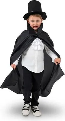 Produktbild von Vampir Graf DRACULA Halloween Kostüm 116-128cm